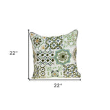 22" Off White Cotton Throw Pillow - Homeroots - Flyclothing LLC