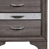 27" Gray Two Drawer Nightstand - Homeroots - Flyclothing LLC