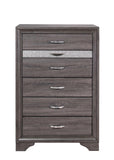 35" Grey Manufactured Wood Six Drawer Chest - Homeroots - Flyclothing LLC