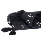 Blue and White Woven Cotton Striped Throw Blanket - Homeroots - Flyclothing LLC