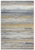 5' X 8' Gold Abstract Stain Resistant Area Rug - Homeroots - Flyclothing LLC
