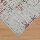 8' X 10' Rust Oriental Distressed Stain Resistant Area Rug - Homeroots - Flyclothing LLC