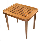18" Brown Solid Wood Rectangular End Table - Homeroots - Flyclothing LLC