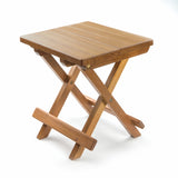 12" Brown Solid Wood Square End Table - Homeroots - Flyclothing LLC
