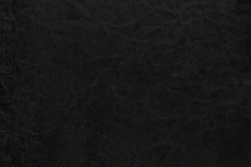 Set of Two 25 " Black And Espresso Faux Leather And Solid Wood Backless Counter Height Bar Chairs - Homeroots