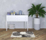 3' X 4' Black And White Floral Non Skid Indoor Outdoor Area Rug - Homeroots - Flyclothing LLC