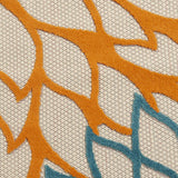 10' X 13' Green Floral Non Skid Indoor Outdoor Area Rug - Homeroots - Flyclothing LLC