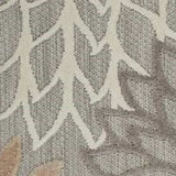 3' X 5' Natural Floral Non Skid Indoor Outdoor Area Rug - Homeroots - Flyclothing LLC