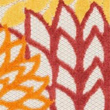 3' X 4' Red Floral Non Skid Indoor Outdoor Area Rug - Homeroots - Flyclothing LLC