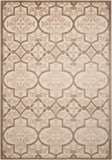 10' X 13' Cream Ikat Non Skid Indoor Outdoor Area Rug - Homeroots - Flyclothing LLC