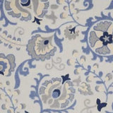 3' X 4' Blue And Grey Toile Non Skid Indoor Outdoor Area Rug - Homeroots - Flyclothing LLC