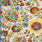 3' X 4' Ivory Toile Non Skid Indoor Outdoor Area Rug - Homeroots - Flyclothing LLC