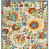 3' X 4' Ivory Toile Non Skid Indoor Outdoor Area Rug - Homeroots - Flyclothing LLC