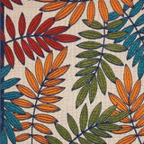 10' X 13' Beige Green And Orange Floral Non Skid Indoor Outdoor Area Rug - Homeroots - Flyclothing LLC