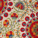 9' X 12' Red Toile Non Skid Indoor Outdoor Area Rug - Homeroots - Flyclothing LLC