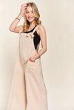 ADORA Knotted Wide Strap Wide Leg Overalls - Trendsi - Flyclothing LLC