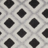 2' X 6' Black And White Gingham Non Skid Indoor Outdoor Runner Rug - Homeroots - Flyclothing LLC