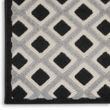 2' X 10' Black And White Gingham Non Skid Indoor Outdoor Runner Rug - Homeroots - Flyclothing LLC