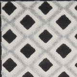 2' X 12' Black And White Gingham Non Skid Indoor Outdoor Runner Rug - Homeroots - Flyclothing LLC