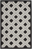3' X 4' Black And White Gingham Non Skid Indoor Outdoor Area Rug - Homeroots - Flyclothing LLC