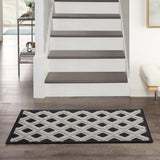 3' X 4' Black And White Gingham Non Skid Indoor Outdoor Area Rug - Homeroots - Flyclothing LLC