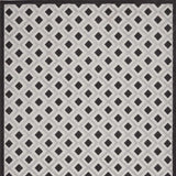 10' X 13' Black And White Gingham Non Skid Indoor Outdoor Area Rug - Homeroots - Flyclothing LLC