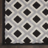 10' X 13' Black And White Gingham Non Skid Indoor Outdoor Area Rug - Homeroots - Flyclothing LLC