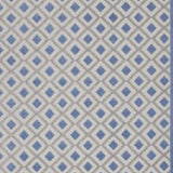 10' X 13' Blue And Grey Gingham Non Skid Indoor Outdoor Area Rug - Homeroots - Flyclothing LLC