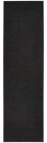 10' Black Non Skid Indoor Outdoor Runner Rug - Homeroots - Flyclothing LLC