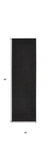 2' X 8' Black Non Skid Indoor Outdoor Runner Rug - Homeroots - Flyclothing LLC