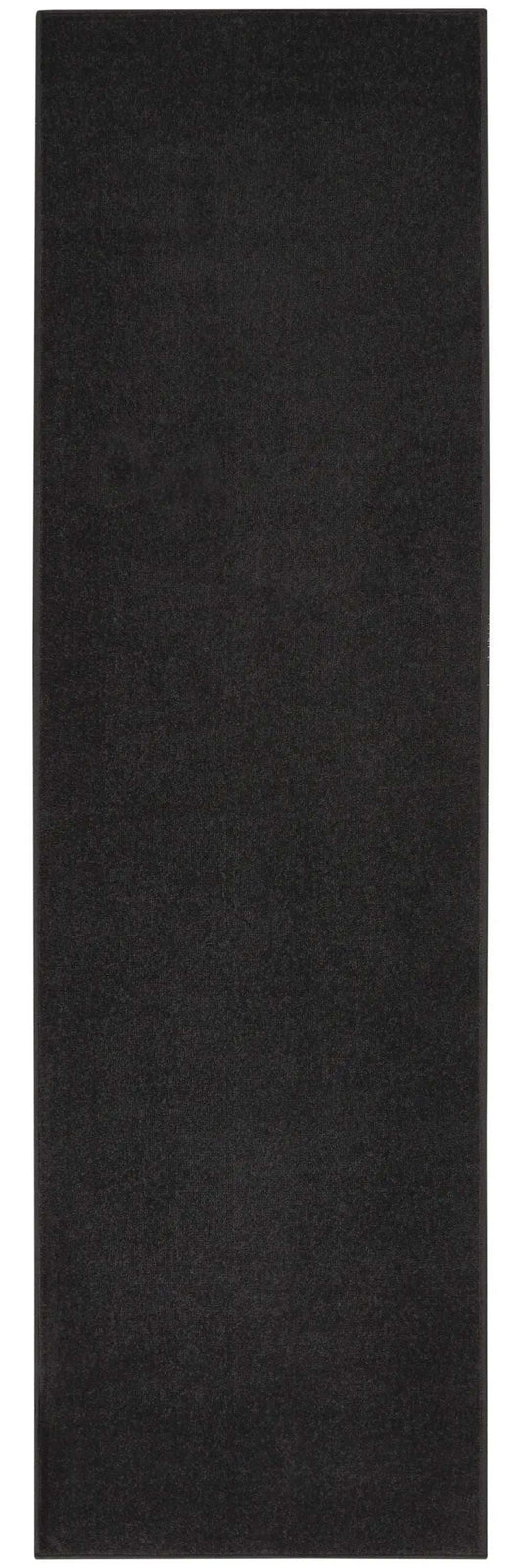 2' X 8' Black Non Skid Indoor Outdoor Runner Rug - Homeroots - Flyclothing LLC