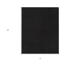 4' X 6' Black Stain Resistant Indoor Outdoor Area Rug - Homeroots - Flyclothing LLC