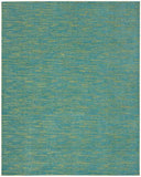 10' X 14' Blue And Green Striped Non Skid Indoor Outdoor Area Rug - Homeroots - Flyclothing LLC