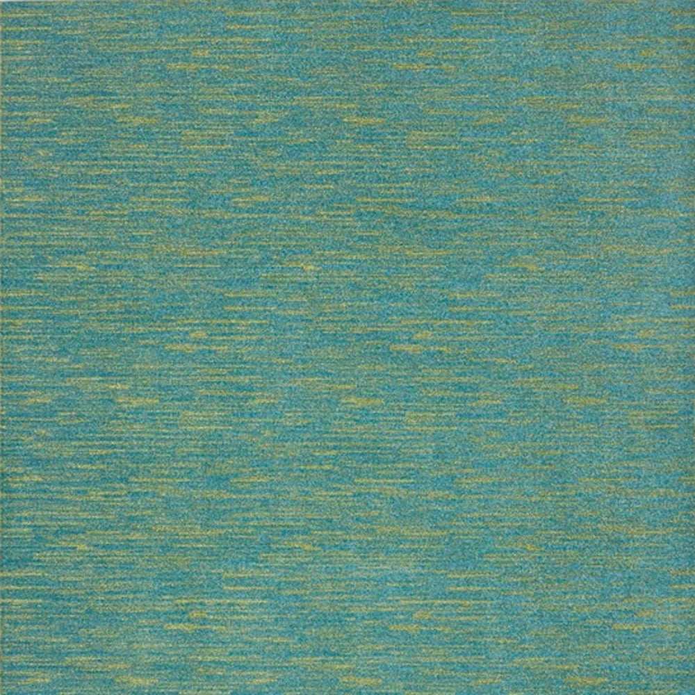 10' X 14' Blue And Green Striped Non Skid Indoor Outdoor Area Rug - Homeroots - Flyclothing LLC