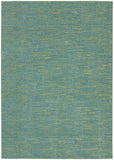6' X 9' Blue And Green Striped Non Skid Indoor Outdoor Area Rug - Homeroots - Flyclothing LLC