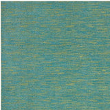 8' X 10' Blue And Green Striped Non Skid Indoor Outdoor Area Rug - Homeroots - Flyclothing LLC