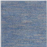 2' X 8' Blue And Grey Striped Non Skid Indoor Outdoor Runner Rug - Homeroots - Flyclothing LLC