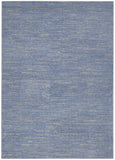 4' X 6' Blue And Grey Striped Non Skid Indoor Outdoor Area Rug - Homeroots - Flyclothing LLC