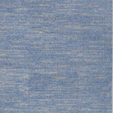 5' X 7' Blue And Grey Striped Non Skid Indoor Outdoor Area Rug - Homeroots - Flyclothing LLC