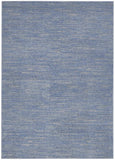 5' X 7' Blue And Grey Striped Non Skid Indoor Outdoor Area Rug - Homeroots - Flyclothing LLC