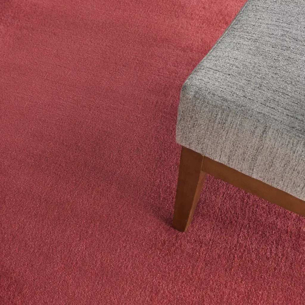 10' X 14' Brick Red Stain Resistant Indoor Outdoor Area Rug - Homeroots - Flyclothing LLC