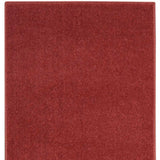 2' X 6' Brick Red Non Skid Indoor Outdoor Runner Rug - Homeroots - Flyclothing LLC