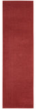 2' X 6' Brick Red Non Skid Indoor Outdoor Runner Rug - Homeroots - Flyclothing LLC