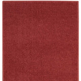 2' X 10' Brick Red Non Skid Indoor Outdoor Runner Rug - Homeroots - Flyclothing LLC