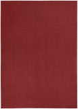 5' X 7' Brick Red Stain Resistant Indoor Outdoor Area Rug - Homeroots - Flyclothing LLC