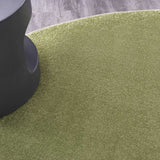 8' X 8' Green Round Non Skid Indoor Outdoor Area Rug - Homeroots - Flyclothing LLC