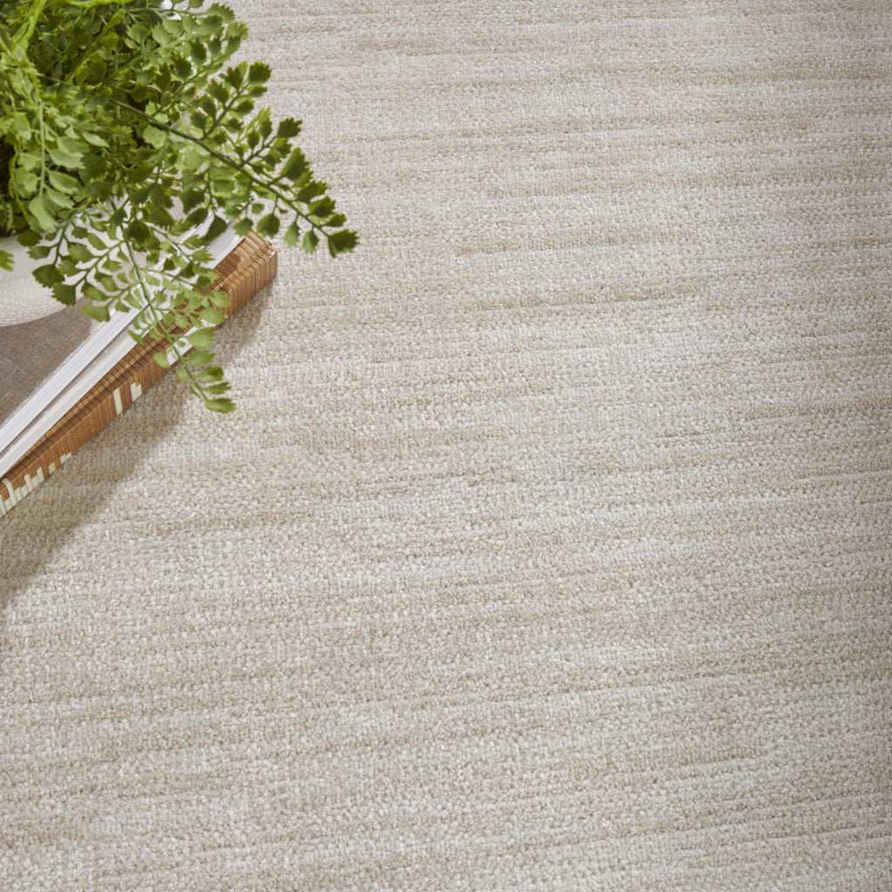 10' X 14' Ivory And Beige Non Skid Indoor Outdoor Area Rug - Homeroots - Flyclothing LLC