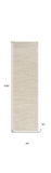 2' X 6' Ivory And Beige Non Skid Indoor Outdoor Runner Rug - Homeroots - Flyclothing LLC
