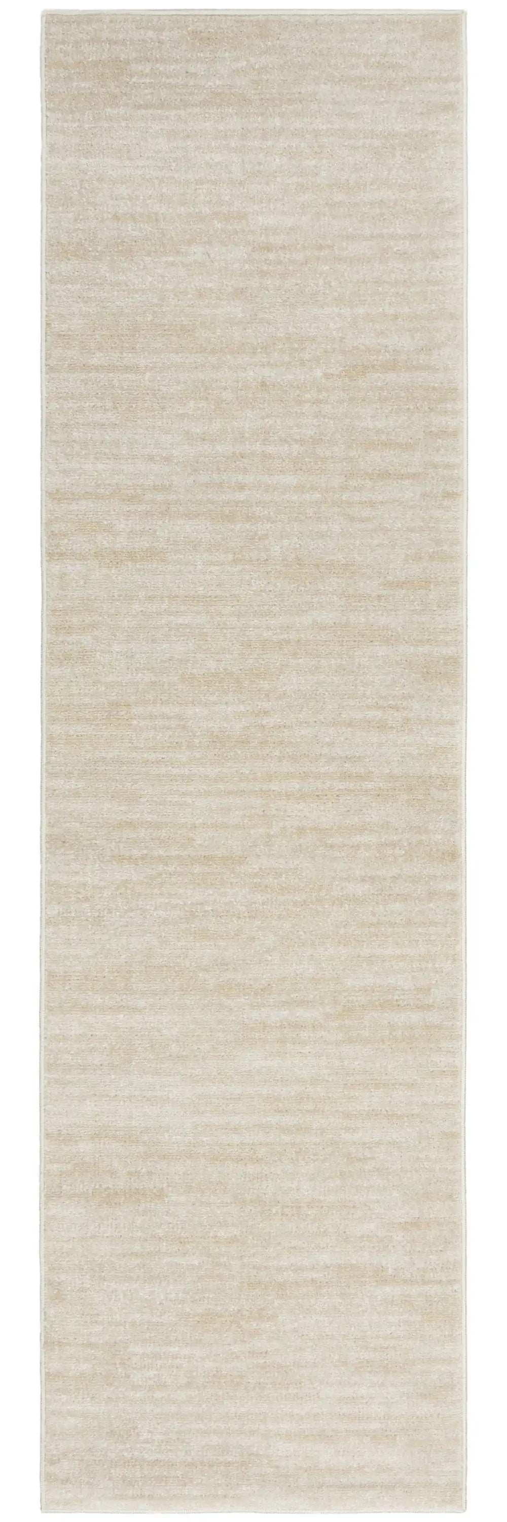 2' X 6' Ivory And Beige Non Skid Indoor Outdoor Runner Rug - Homeroots - Flyclothing LLC