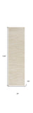 2' X 10' Ivory And Beige Non Skid Indoor Outdoor Runner Rug - Homeroots - Flyclothing LLC